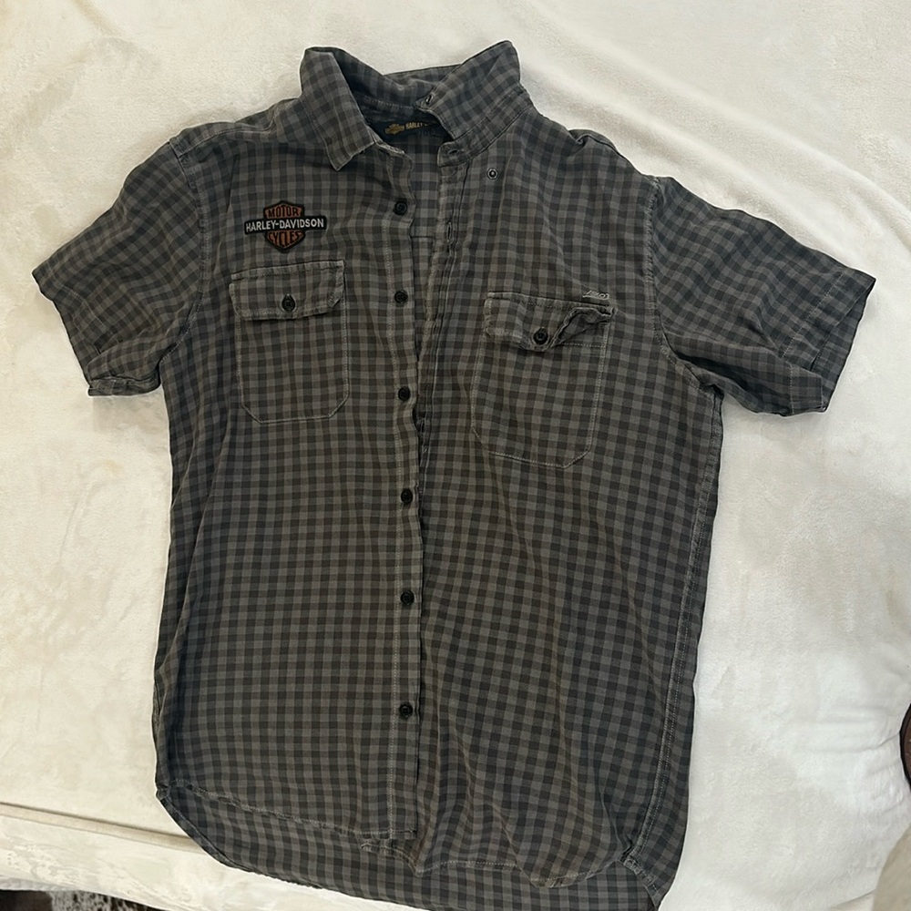 Harley Davidson Button Up